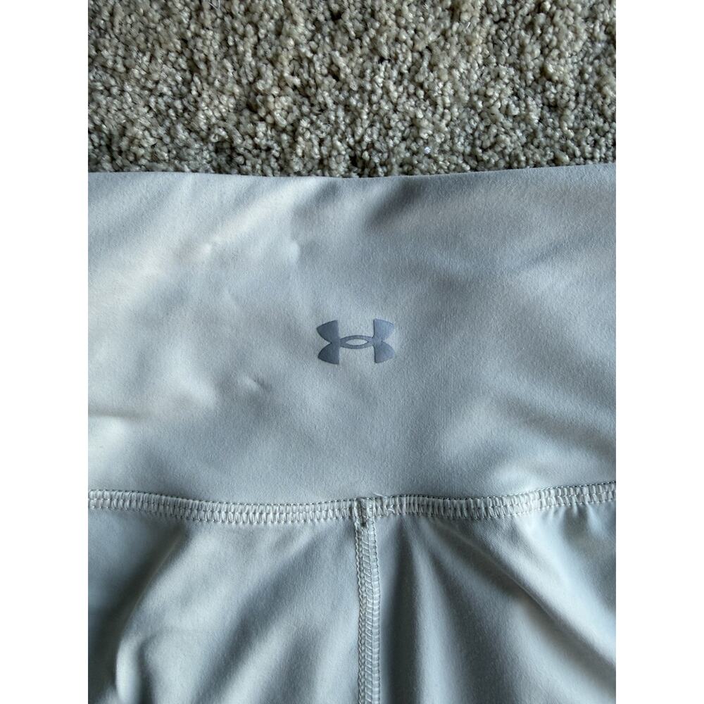 Under Armour Women’s Leggings XS Light Gray High Rise Athletic Workout Pants - Picture 6 of 7
